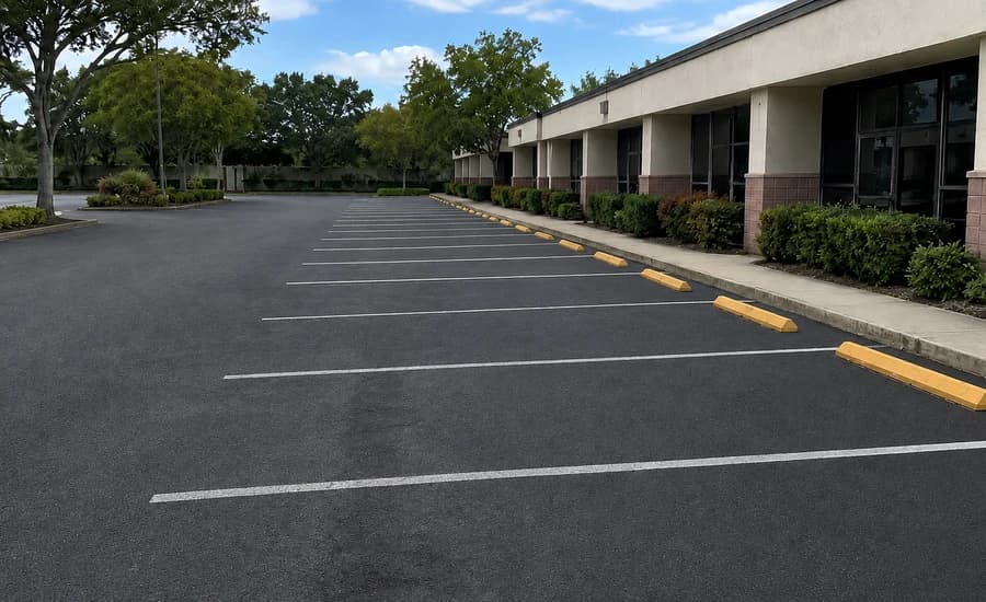 Parking lot photo preview for a quote request